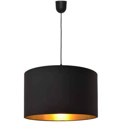 Chandelier on a string ALBA 1xE27/15W/230V d. 45 cm black/gold