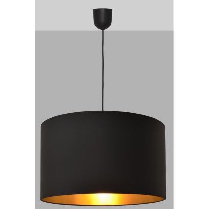 Chandelier on a string ALBA 1xE27/15W/230V d. 45 cm black/gold