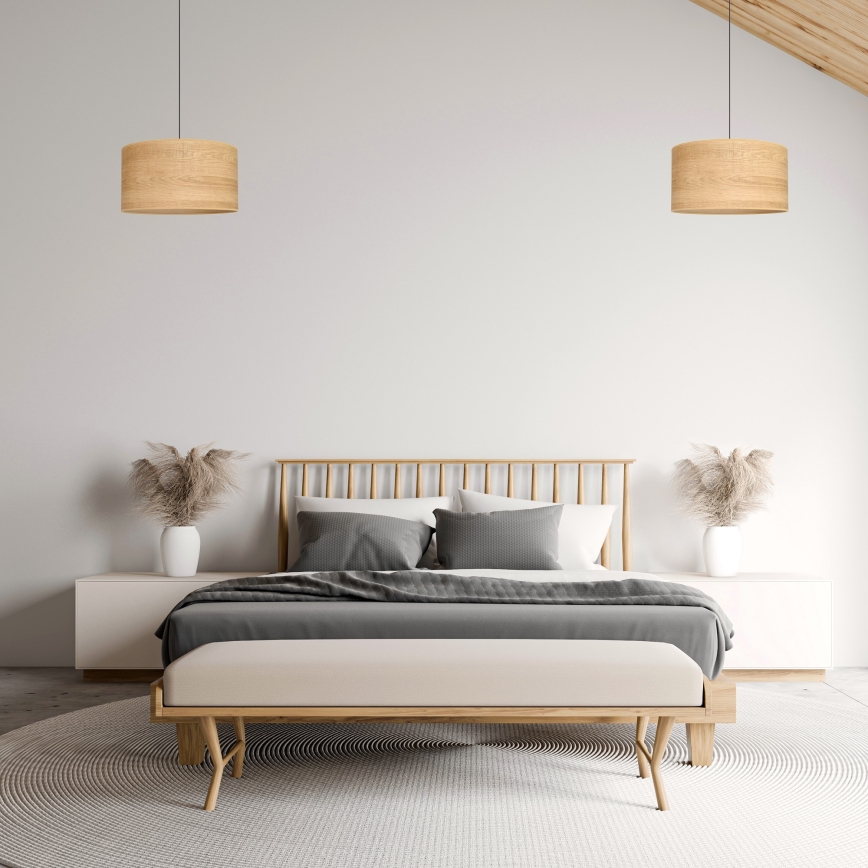 Chandelier on a string ALBA 1xE27/15W/230V d. 45 cm brown/black