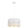 Chandelier on a string ALDO 1xE27/60W/230V d. 40 cm white