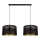Chandelier on a string ALDO 2xE27/60W/230V black