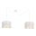 Chandelier on a string ALDO 2xE27/60W/230V spider white