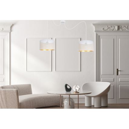Chandelier on a string ALDO 2xE27/60W/230V spider white