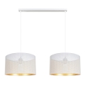 Chandelier on a string ALDO 2xE27/60W/230V white