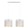 Chandelier on a string ALDO 2xE27/60W/230V white