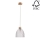 Chandelier on a string ALESSANDRO 1xE27/60W/230V oak - FSC certified