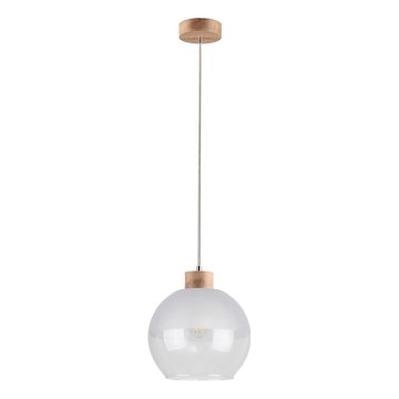 Chandelier on a string ALESSANDRO 1xE27/60W/230V oak