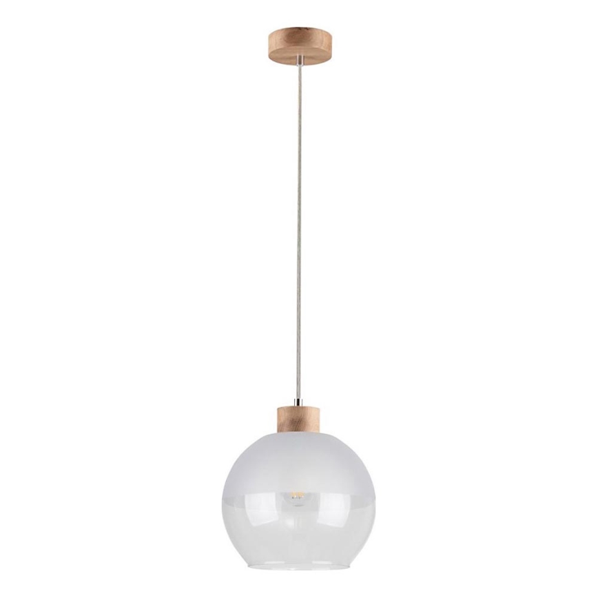 Chandelier on a string ALESSANDRO 1xE27/60W/230V oak