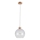 Chandelier on a string ALESSANDRO 1xE27/60W/230V oak