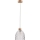 Chandelier on a string ALESSANDRO 1xE27/60W/230V oak