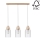 Chandelier on a string ALESSANDRO 3xE27/60W/230V oak - FSC certified