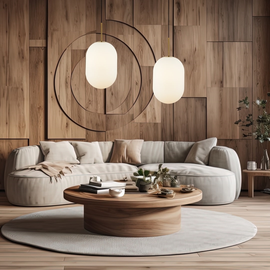 Chandelier on a string ALIAS 1xE14/40W/230V d. 24 cm gold