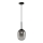 Chandelier on a string ALIAS 1xG9/8W/230V d. 12 cm black/grey