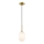 Chandelier on a string ALIAS 1xG9/8W/230V d. 12 cm gold