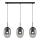 Chandelier on a string ALIAS 3xE14/40W/230V black/grey