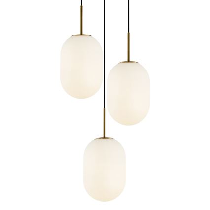 Chandelier on a string ALIAS 3xE14/40W/230V gold
