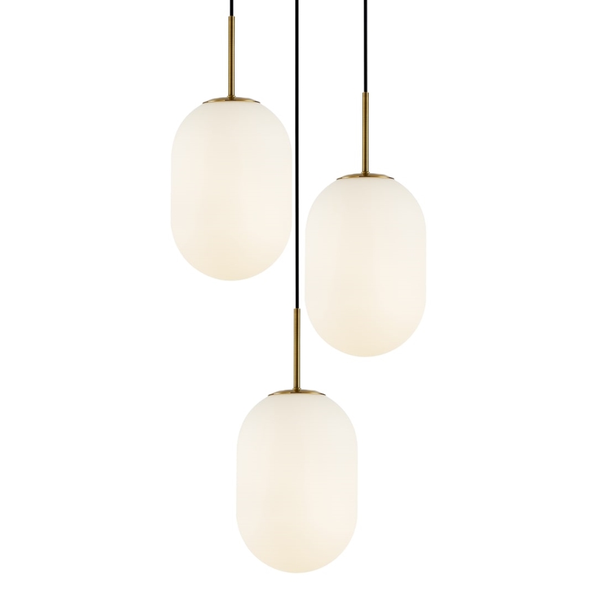 Chandelier on a string ALIAS 3xE14/40W/230V gold