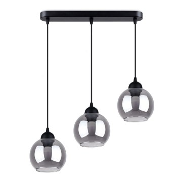 Chandelier on a string ALINO 3xE27/60W/230V black