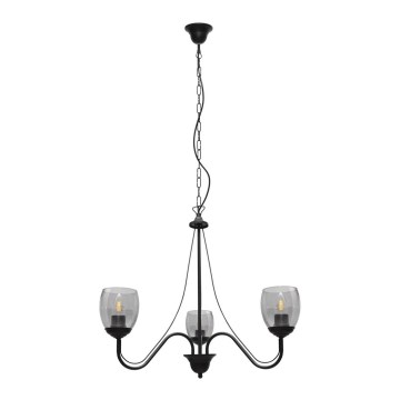 Chandelier on a string ALLENA 3xE27/15W/230V