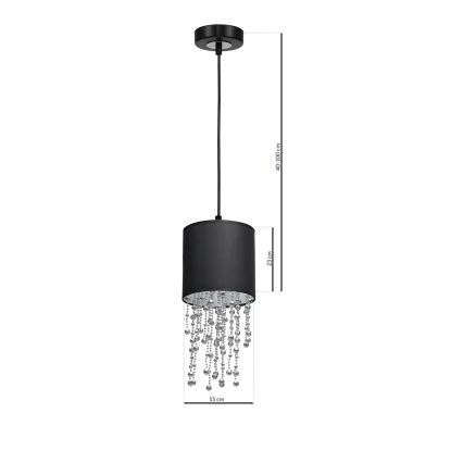 Chandelier on a string ALMERIA 1xE27/60W/230V