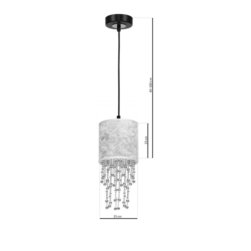 Chandelier on a string ALMERIA 1xE27/60W/230V