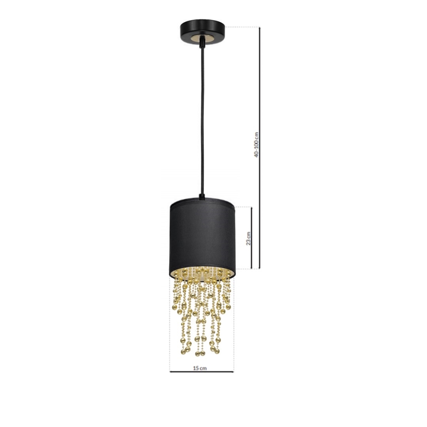 Chandelier on a string ALMERIA 1xE27/60W/230V