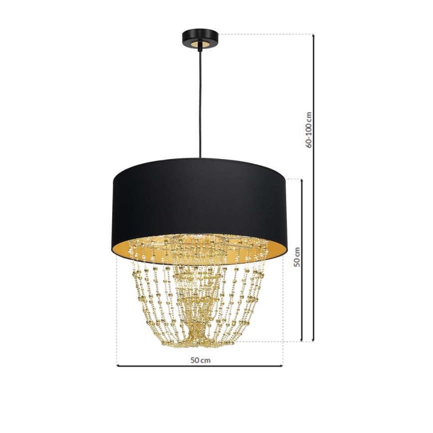Chandelier on a string ALMERIA 1xE27/60W/230V