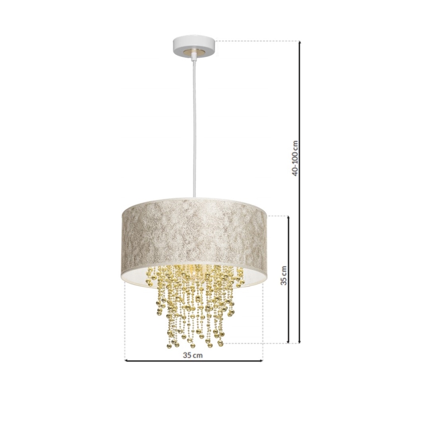 Chandelier on a string ALMERIA 1xE27/60W/230V