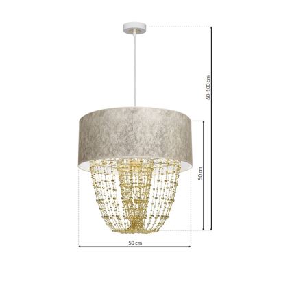 Chandelier on a string ALMERIA 1xE27/60W/230V