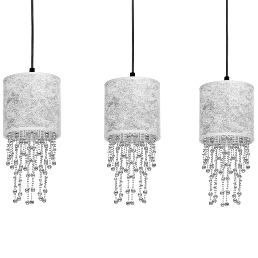 Chandelier on a string ALMERIA 3xE27/60W/230V