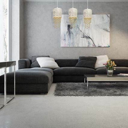 Chandelier on a string ALMERIA 3xE27/60W/230V