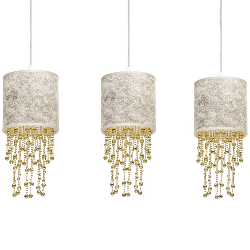 Chandelier on a string ALMERIA 3xE27/60W/230V