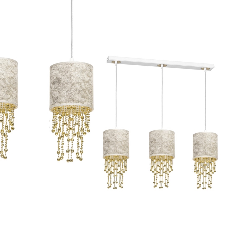 Chandelier on a string ALMERIA 3xE27/60W/230V