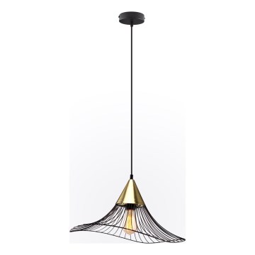 Chandelier on a string ALURA 1xE27/60W/230V d. 50 cm black