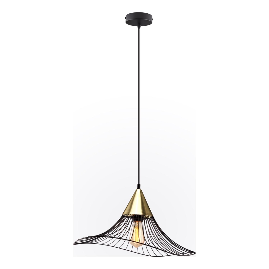 Chandelier on a string ALURA 1xE27/60W/230V d. 50 cm black