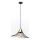 Chandelier on a string ALURA 1xE27/60W/230V d. 50 cm black