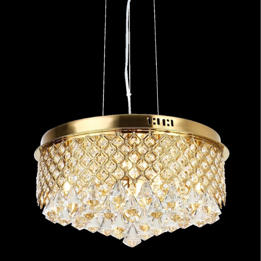 Chandelier on a string AMAPOLI 7xG9/28W/230V d. 45 cm gold