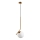 Chandelier on a string AMBER 1xG9/5W/230V 130 cm