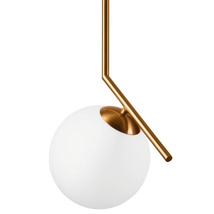 Chandelier on a string AMBER 1xG9/5W/230V 130 cm
