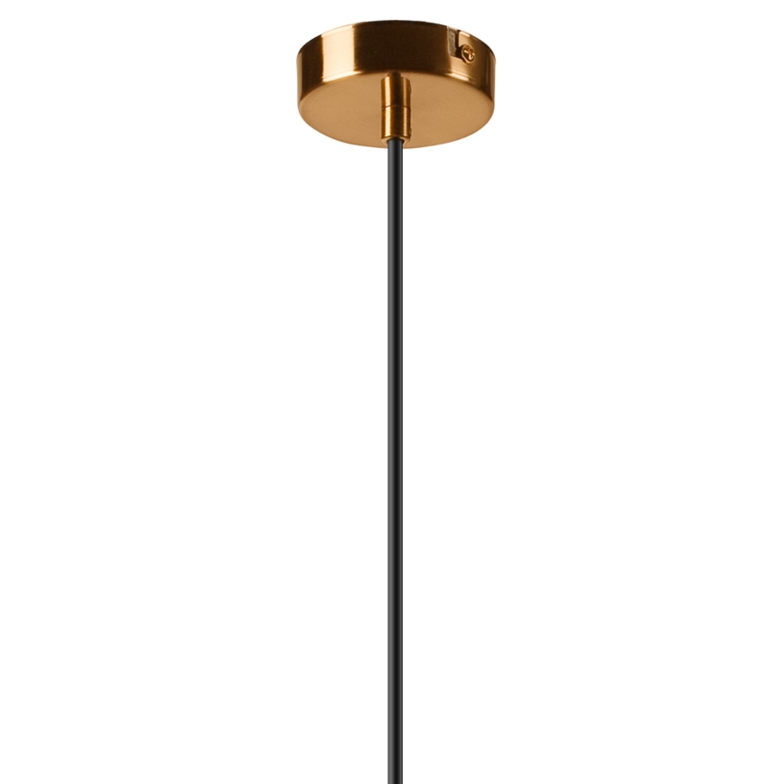 Chandelier on a string AMBER 1xG9/5W/230V 130 cm
