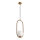 Chandelier on a string AMBER 1xG9/5W/230V 140 cm