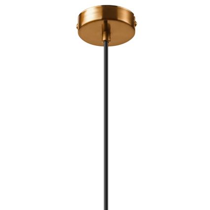 Chandelier on a string AMBER 1xG9/5W/230V 140 cm