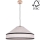 Chandelier on a string AMIGO 1xE27/60W/230V oak – FSC certified