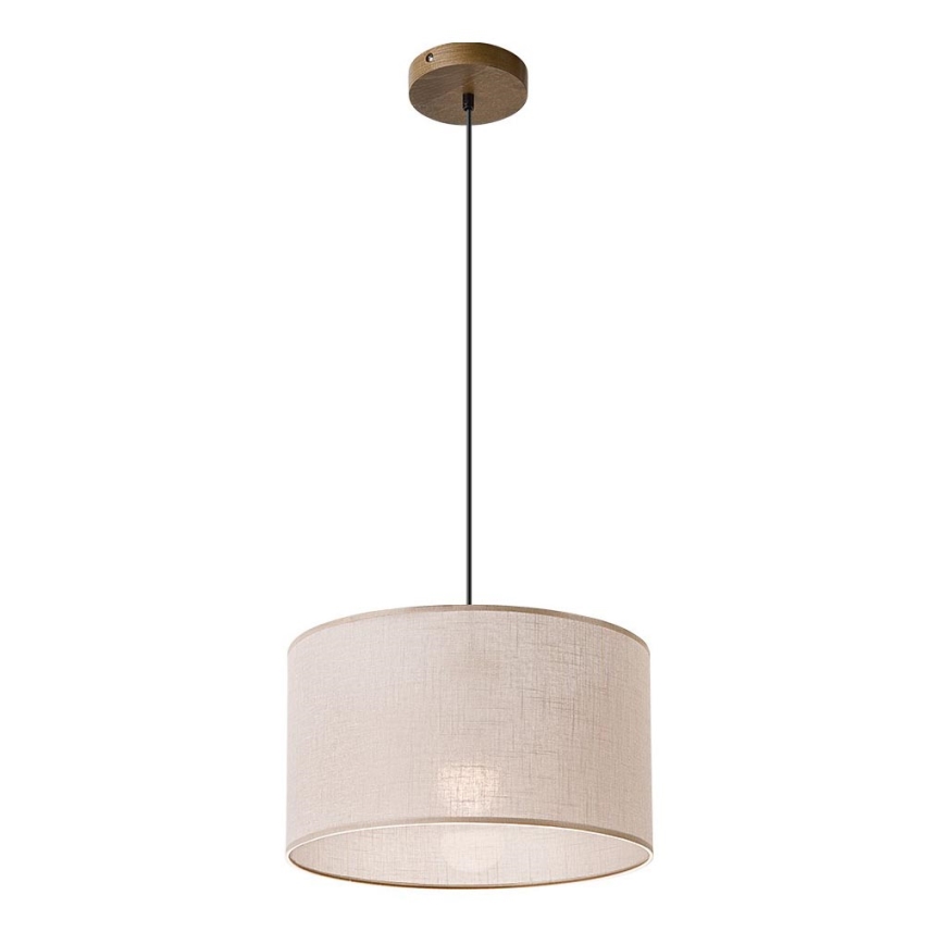 Chandelier on a string ANTONIO 1xE27/60W/230V beech
