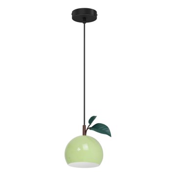 Chandelier on a string APPLE 1xE27/15W/230V green