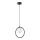 Chandelier on a string AQUA 1xG9/12W/230V black
