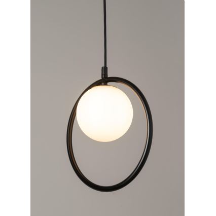 Chandelier on a string AQUA 1xG9/12W/230V black