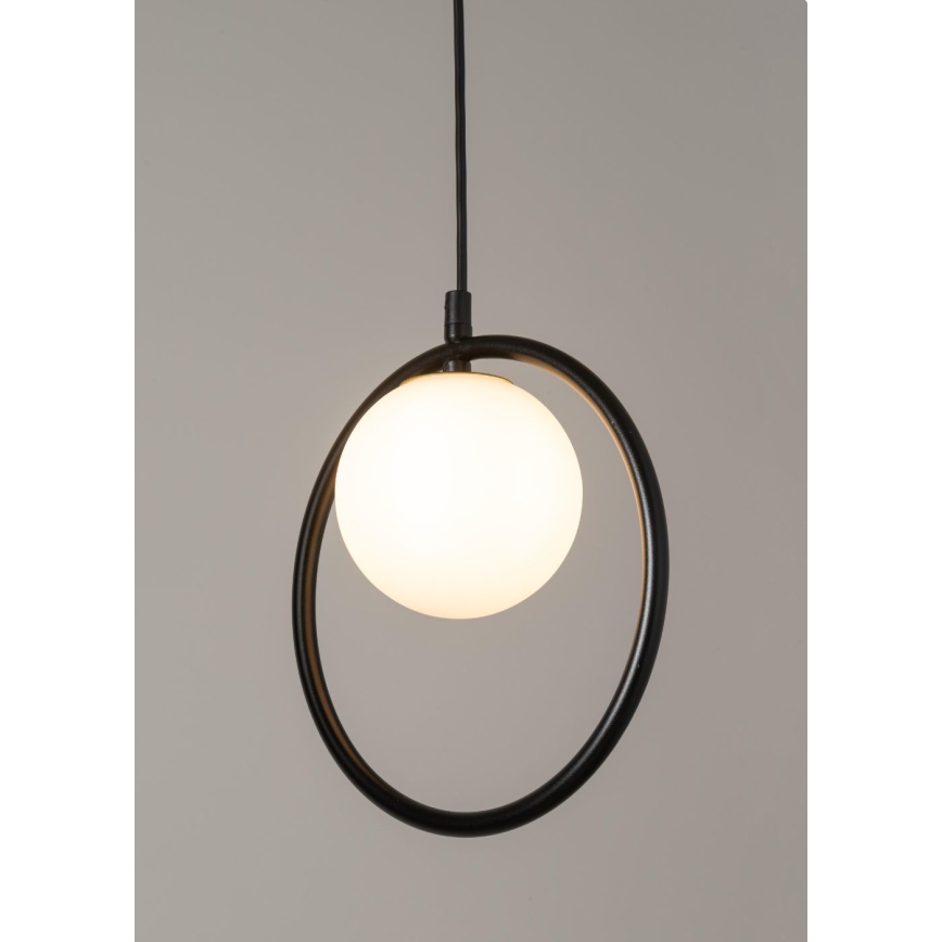 Chandelier on a string AQUA 1xG9/12W/230V black