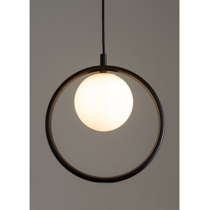 Chandelier on a string AQUA 1xG9/12W/230V black