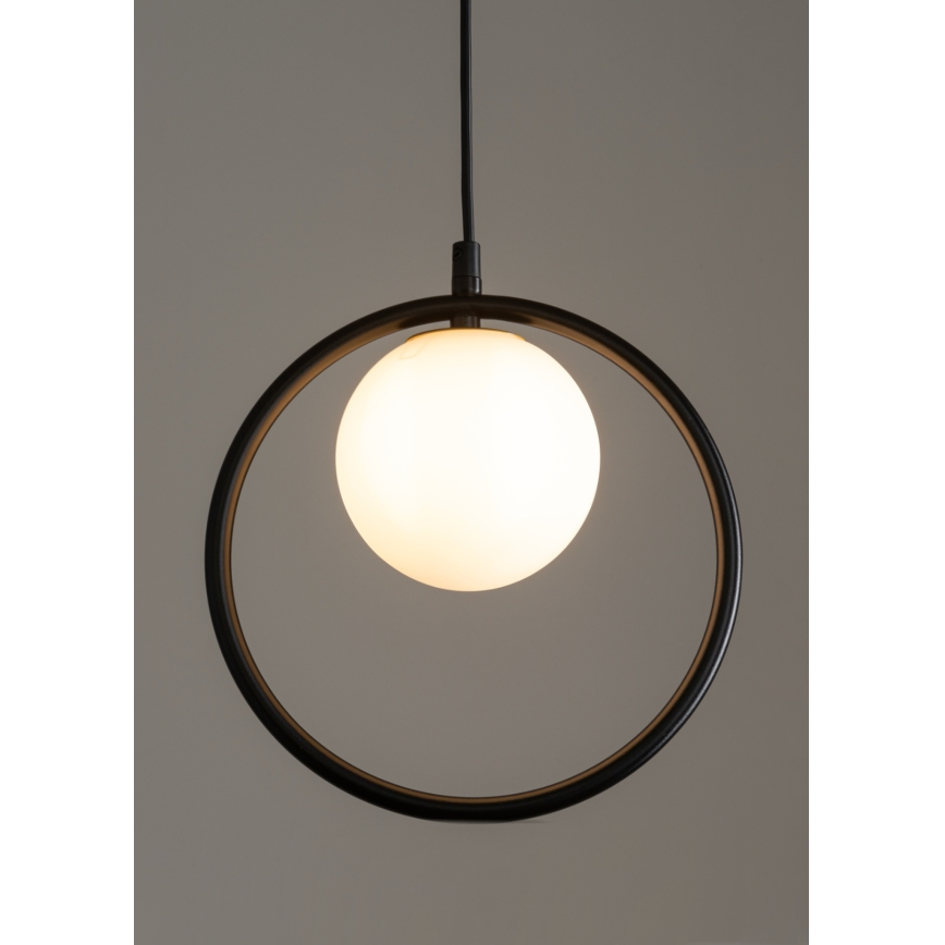 Chandelier on a string AQUA 1xG9/12W/230V black
